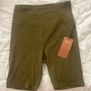 Girlfriend collective bike shorts. large. New with tags!